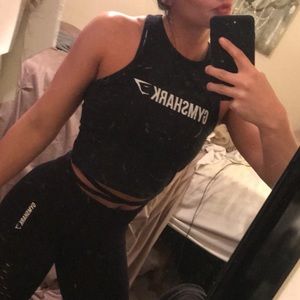 Gymshark tie crop top